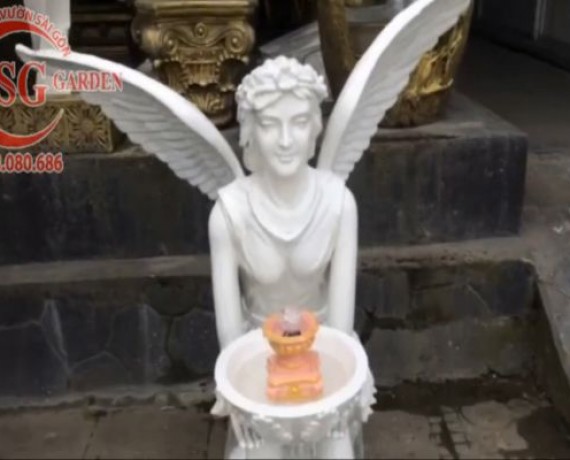 Điêu khắc tượng thiên thần có cánh - Công Ty TNHH Điêu Khắc Sài Gòn Art